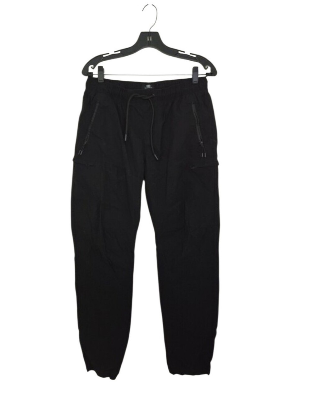 Men's Benjamin Black Joggers Casual Pants Sz Medium